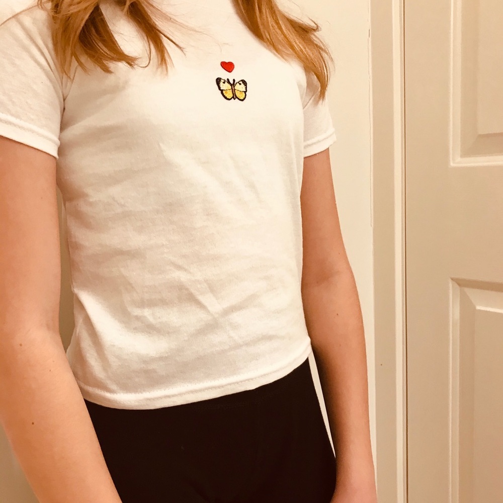 cute butterfly tee